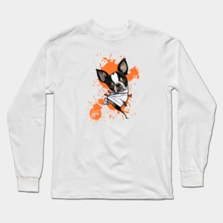 Crazy Boston Terrier Long Sleeve T-Shirt